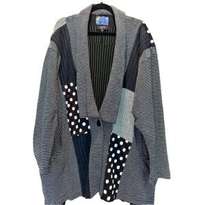 Breakfast With Matisse Upcycled Oversized Jacket